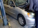 2001 HONDA CIVIC, SILVER, LX MDEL, 1.7L, AT.  A26290